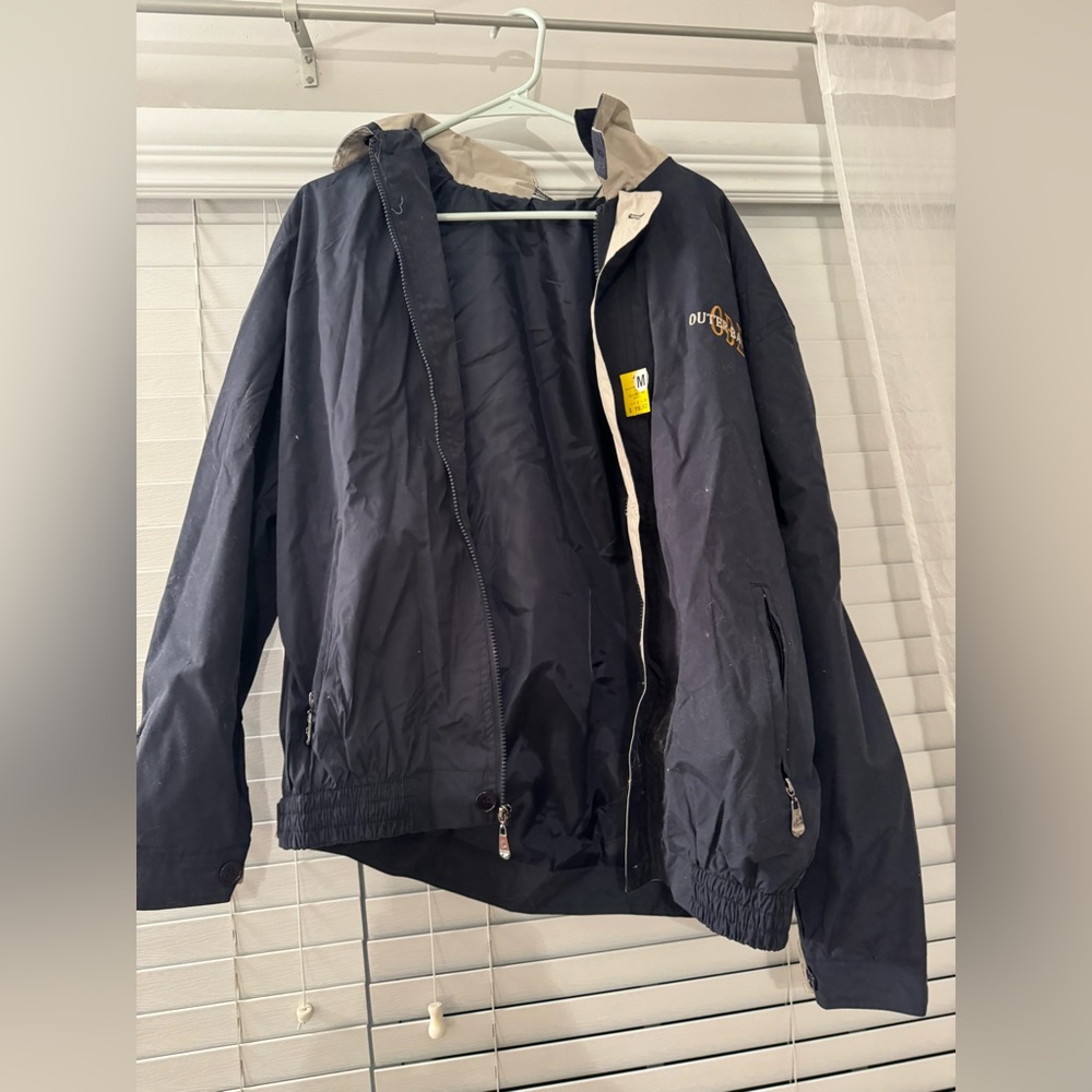 Outer banks rain jacket with no hood